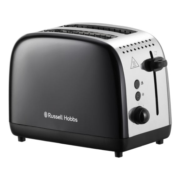 RUSSELLHOBBS COLOUR PLUS 2 SLICE TOASTER - BLACK