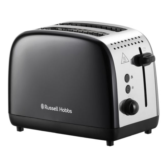 RUSSELLHOBBS COLOUR PLUS 2 SLICE TOASTER - BLACK