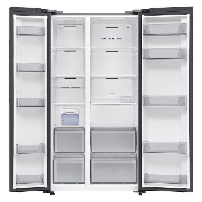 Samsung 655L Smart Side-by-Side Fridge Freezer - Silver