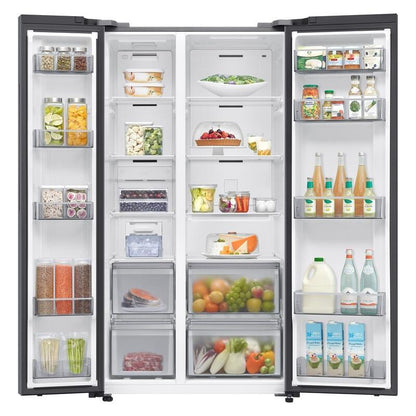 Samsung 655L Smart Side-by-Side Fridge Freezer - Silver