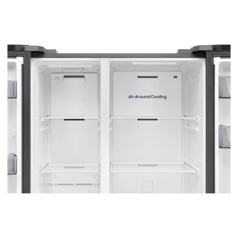 Samsung 655L Smart Side-by-Side Fridge Freezer - Silver