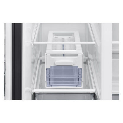Samsung 655L Smart Side-by-Side Fridge Freezer - Silver