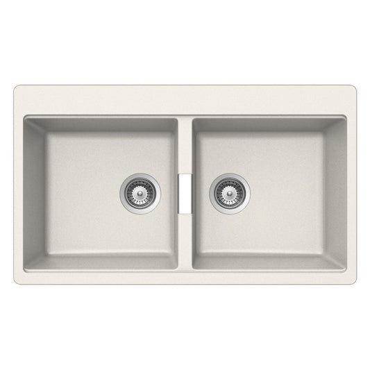 SCHOCK HORIZONT N200 WHITE DOUBLE SINK