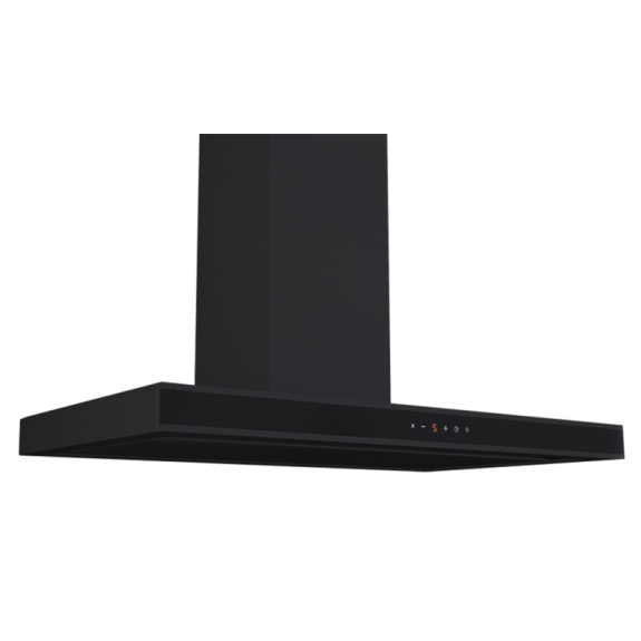 Schweigen 90cm Silent Canopy Rangehood for Moderate Cooking - Black