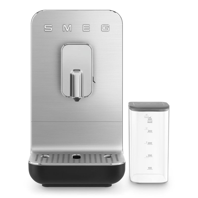 SMEG BEAN TO CUP + MILK STEAMING SYSTEM MATT BLACK