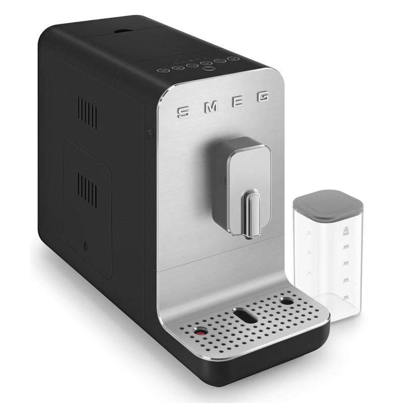 SMEG BEAN TO CUP + MILK STEAMING SYSTEM MATT BLACK