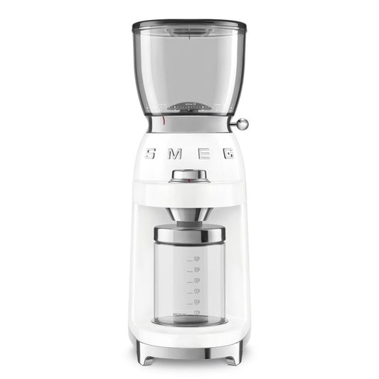 SMEG RETRO STYLE COFFEE GRINDER - WHITE