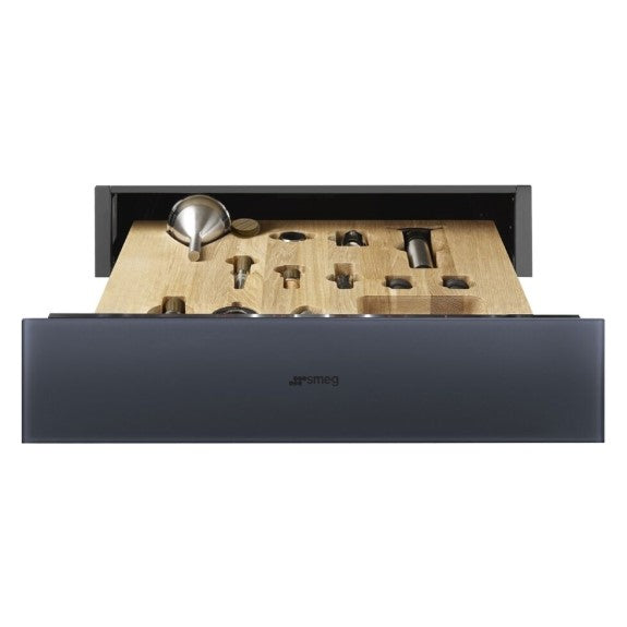 Smeg 15cm Built-In Sommelier Drawer - Grey (Linea)