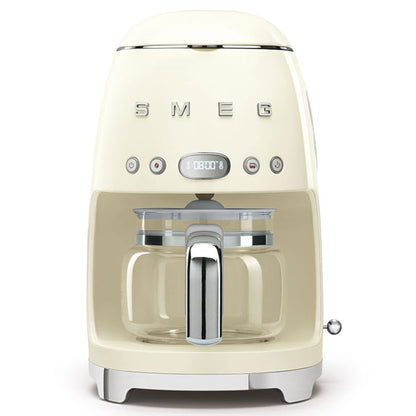 Smeg Retro Style 1.4 Litre Drip Filter Coffee Machine - Panna Cream