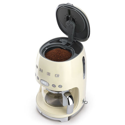 Smeg Retro Style 1.4 Litre Drip Filter Coffee Machine - Panna Cream