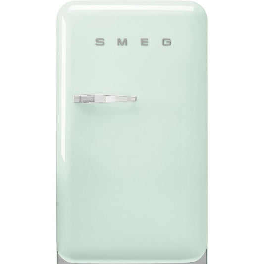 SMEG 50'S STYLE RETRO BAR FRIDGE PASTEL GREEN RIGHT HAND 135L