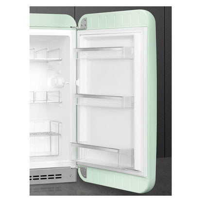 Smeg 135L 50's Style Retro Bar Fridge Right Hand Hinge - Green