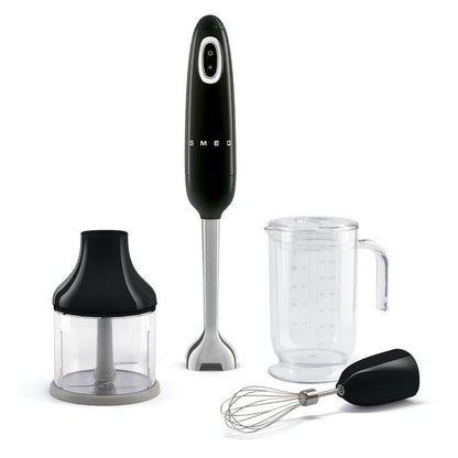 Smeg Hand Blender with Accessories 50's Style - Black