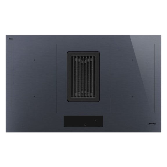 Smeg 83cm 4 Zone Linea Integrated Induction Cooktop - Neptune Grey