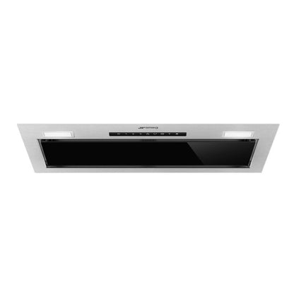 Smeg 60cm Undermount Rangehood - Black/Stainless Steel (Universale)