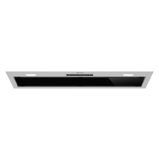 Smeg 90cm Undermount Rangehood - Black/Stainless Steel (Universale)