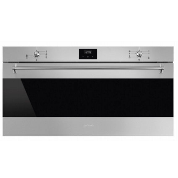 Smeg 90cm Built-In Large Oven with 8 Functions - Stainless Steel (Classic)