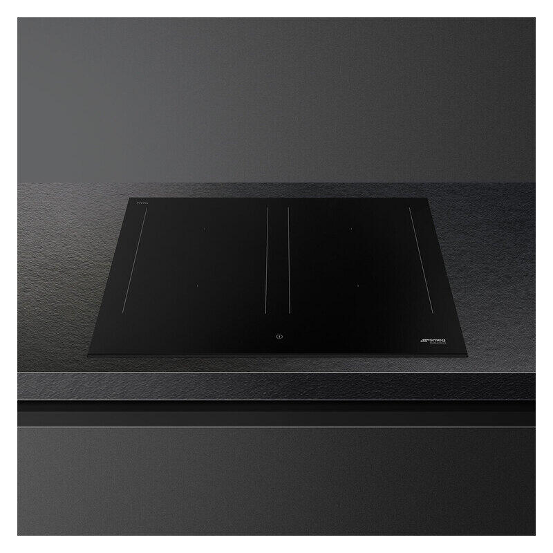 Smeg 60cm Classic Induction Cooktop with Autovent 2.0 - Matte Black