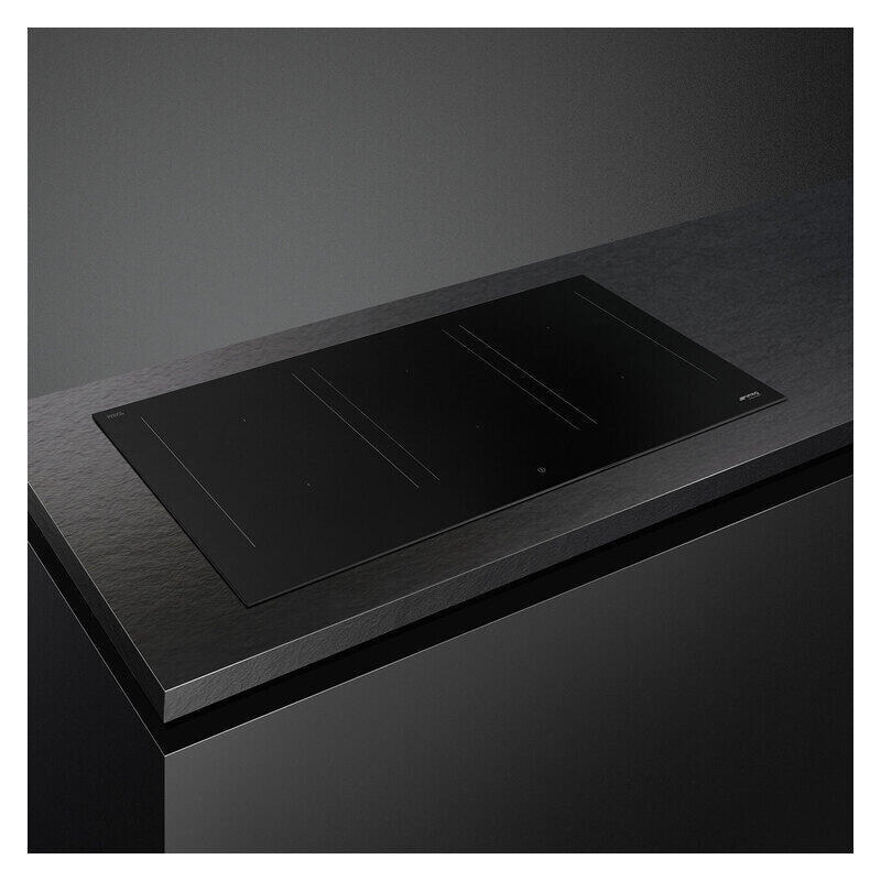 Smeg 90cm Classic Induction Cooktop with Autovent 2.0 - Matte Black