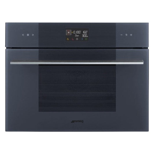 Smeg 45cm Built-In Microwave Oven - Grey (Linea Micro Combi Galileo)