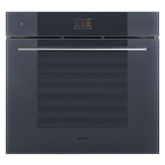 Smeg 76cm Pyrolytic Built-In Oven - Grey (Linea)