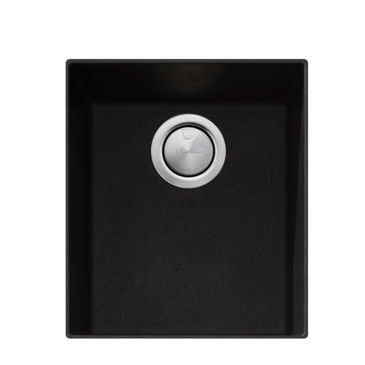OLIVERI SANTORINI SINGLE BOWL UNDERMOUNT SINK BLACK