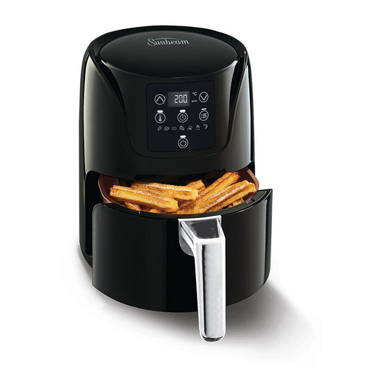 Sunbeam 4 Litre Copper Infused Duraceramic Air Fryer - Black
