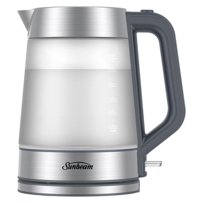 Sunbeam 1.7L Morning Frost Glass Kettle - Opaque