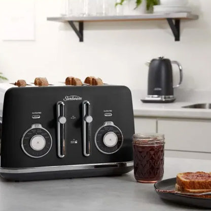 Sunbeam Alinea Collection 4 Slice Toaster - Black