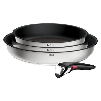 Tefal Ingenio Emotion+ 4 Piece Induction Non-Stick Stainless Steel Frypan Set