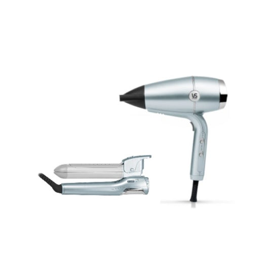 UNK HYDRO SMOOTH DRYER & STRAIGHTENER/ CURL TEAL BLUE SILVER 0