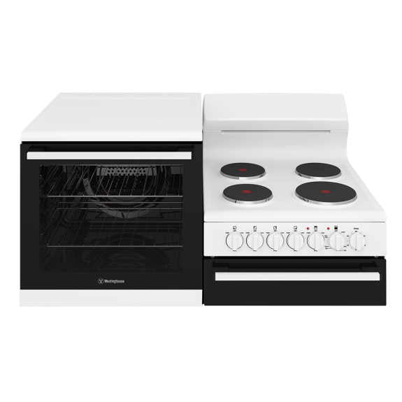 Westinghouse 110cm Elevated Electric Freestanding Oven with Hob Cooktop & Seperate Grill
