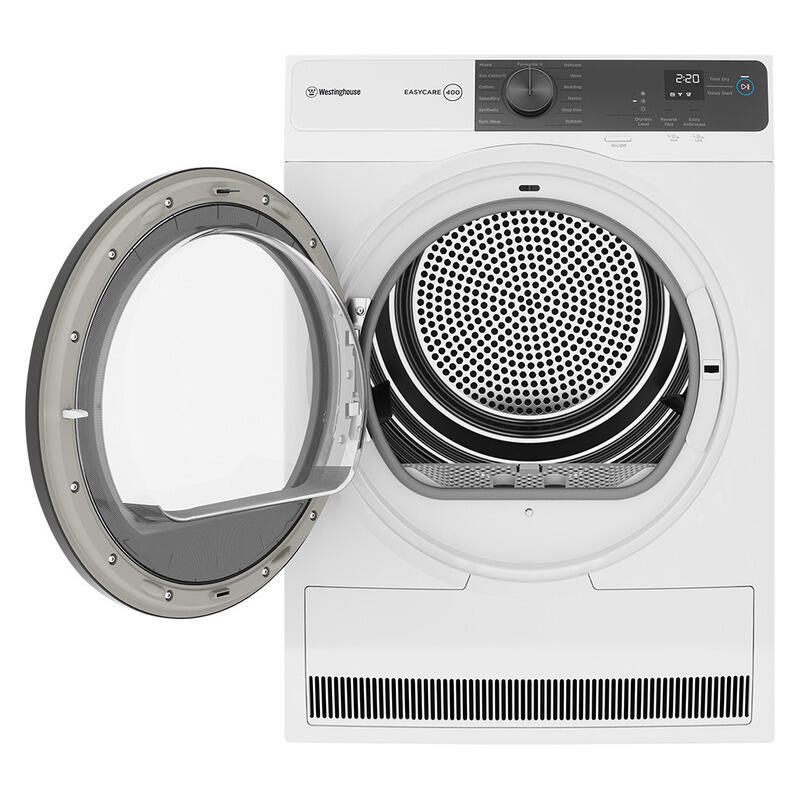 Westinghouse 7kg Heat Pump Condenser Dryer - White (EasyCare 400)