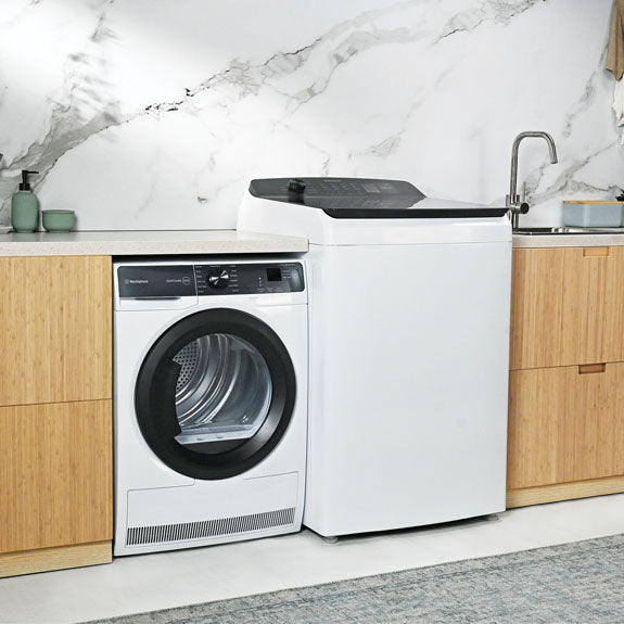 Westinghouse 8kg Heat Pump Condenser Dryer - White (EasyCare 500 Series)