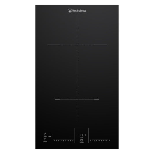 Westinghouse 30cm 2 Zone Induction Cooktop - Black