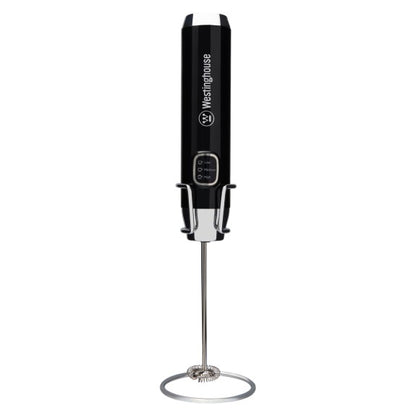 WESTINGHOUSE MILK FROTHER - BLACK CORDLESS SLIM DESIGN