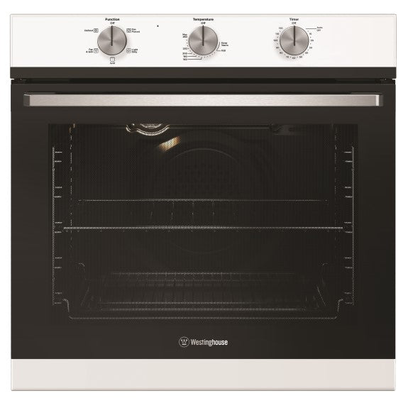 Westinghouse 60cm Built-In Oven with 5 Functions - White