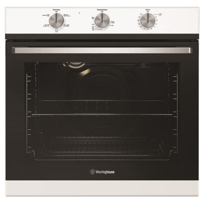 Westinghouse 60cm Built-In Oven with 5 Functions - White