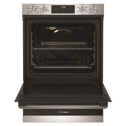 Westinghouse 60cm Built-In Double Oven with 8 + 5 Functions - Stainless Steel