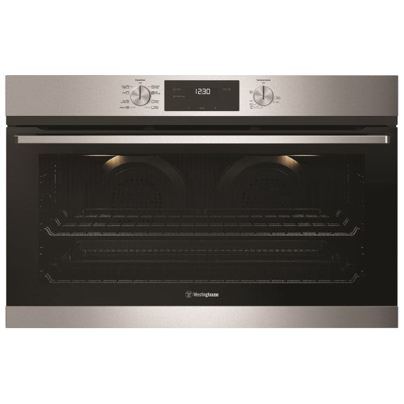 Westinghouse 90cm Built-In Large Oven with 8 Functions - Stainless Steel