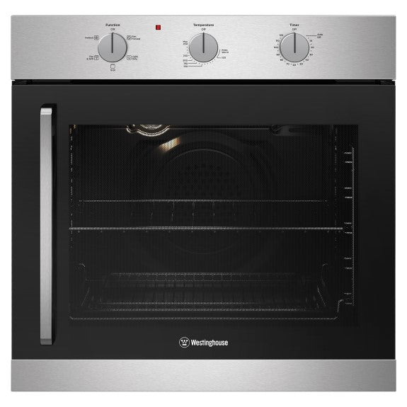 Westinghouse 60cm Built-In Oven with 5 Functions - Stainless Steel