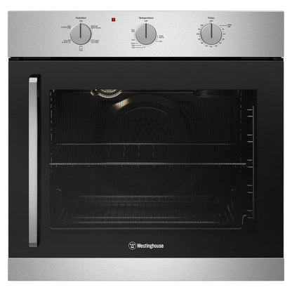 Westinghouse 60cm Built-In Oven with 5 Functions - Stainless Steel