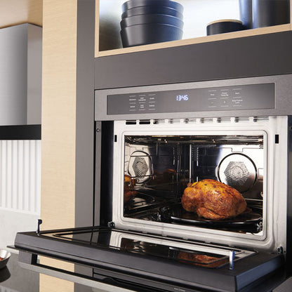 Westinghouse 45cm Built-In Combination Microwave Oven with 10 Functions - Dark Stainless Steel
