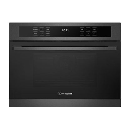Westinghouse 45cm Built-In Combination Microwave Oven with 10 Functions - Dark Stainless Steel