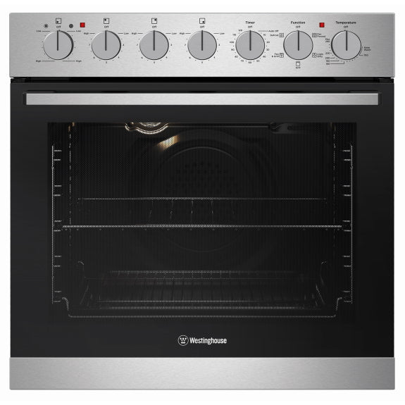 WESTINGHOUSE MULTIFUNCTION ELECTRIC OVEN WITH CERAMIC COOKTOP 60cm