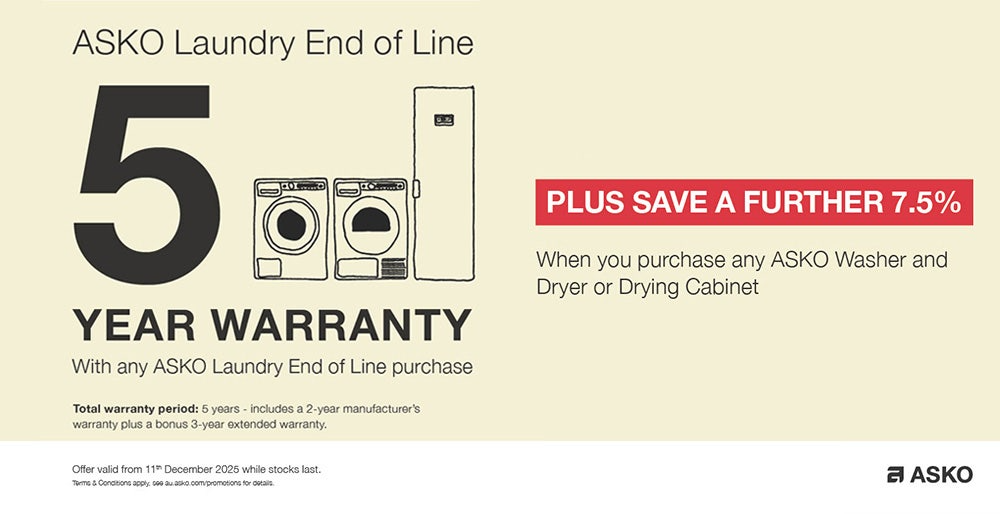 Bundle & Save an extra 7.5% on ASKO Laundry
